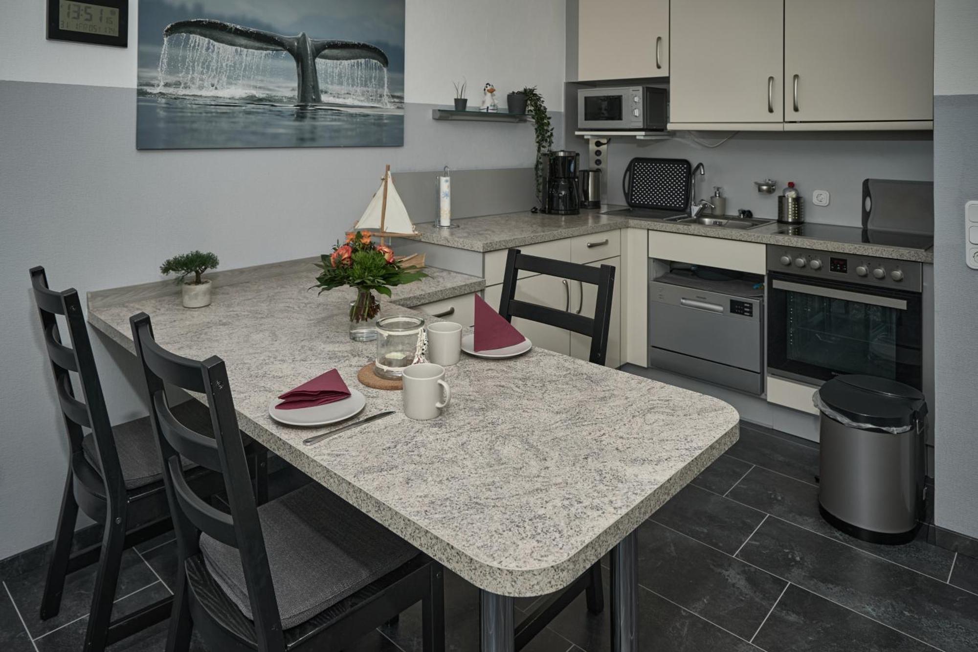 Frische Brise Ferienwohnung Mit Meerblick Cuxhaven Extérieur photo